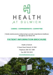 Health at Dulwich Practice Brochue